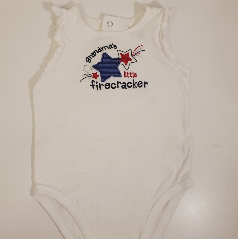 Jumping Beans 4th Of July Onsie 18m